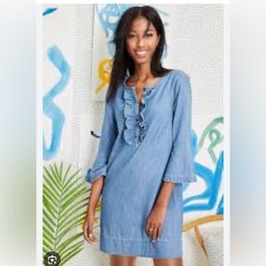 Draper James Denim Dress Size L